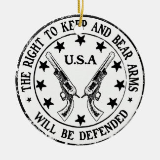 Rally voor ons kerstfeest keramisch ornament