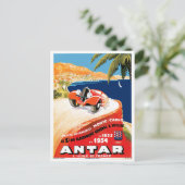 Rallye Automobiel Monte Carlo Briefkaart (Staand voorkant)