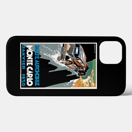 Rallye Automobile de Monte Carlo 1930 Case-Mate iPhone Case (Achterkant (horizontaal))