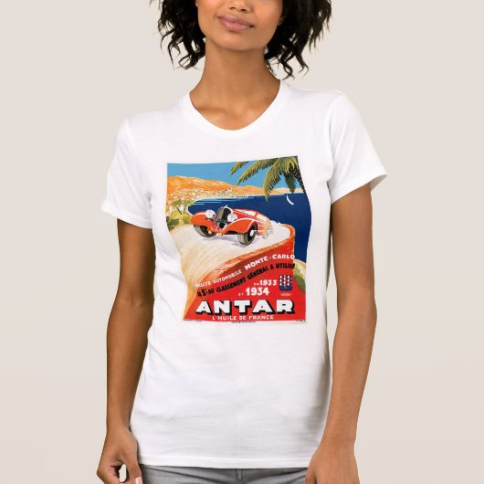 Rallye Automobile de Monte Carlo T-shirt (Voorkant)