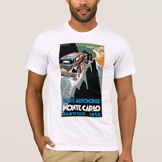 Rallye Automobile Monte Carlo T-shirt (Voorkant)