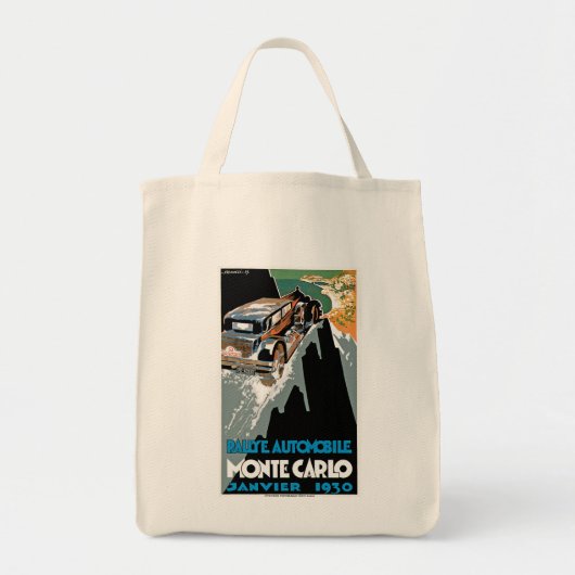 Rallye Automobile Monte Carlo Tote Bag (Voorkant)