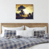 Ralph Albert Blakelock Moonlight Canvas Afdruk (Insitu (Slaapkamer))