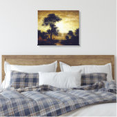 Ralph Albert Blakelock Moonlight Canvas Afdruk (Insitu (Slaapkamer))