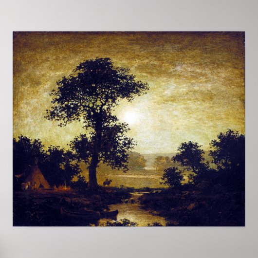 Ralph Albert Blakelock Moonlight Poster (Voorkant)