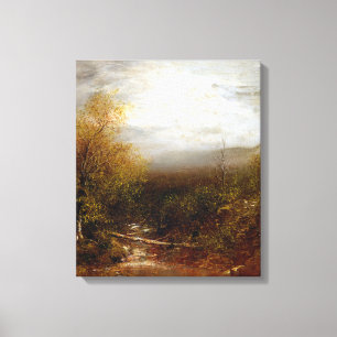 Ralph Albert Blakelock Pool in de Adirondacks Canvas Afdruk