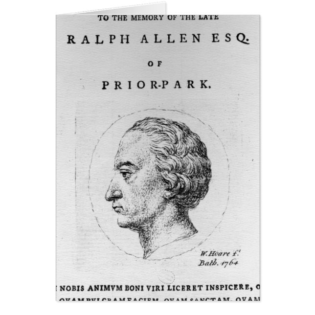 Ralph Allen, 1764 (Voorkant)