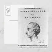 Ralph Allen, 1764 Briefkaart (Voorkant / Achterkant)