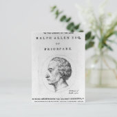 Ralph Allen, 1764 Briefkaart (Staand voorkant)