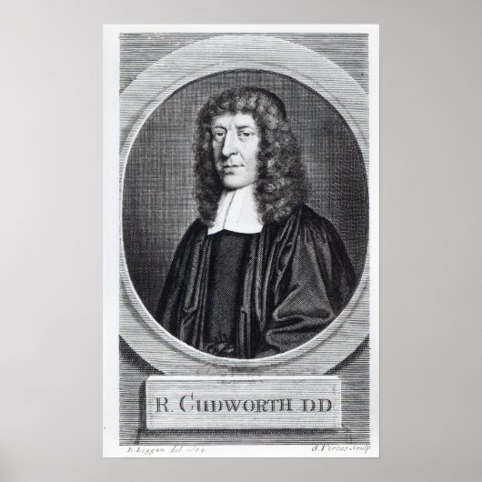 Ralph Cudworth, gegraveerd door George Vertue Poster (Voorkant)