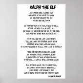 RALPH DE ELF Print, Waarde Poster Papier (Mat) (Voorkant)