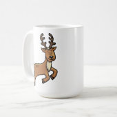 Ralph de Reindeer en Ernie de Elf kerstMok Koffiemok (Voorkant links)