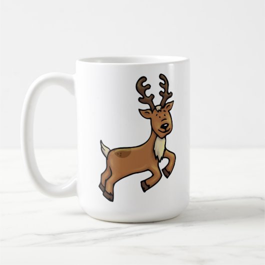 Ralph de Reindeer en Ernie de Elf kerstMok Koffiemok (Links)