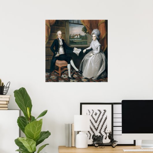 Ralph Earl / Oliver en Abigail Ellsworth / Poster (Thuiskantoor)