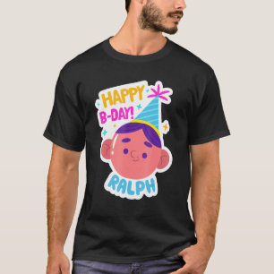 Ralph gepersonaliseerd grappig gelukkig verjaardag t-shirt