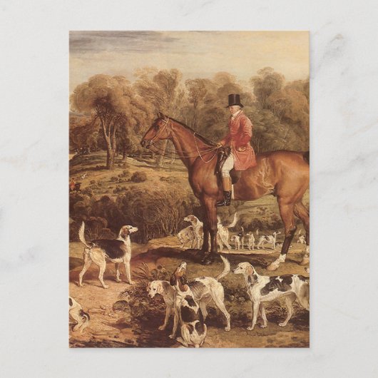 Ralph Lambton en zijn honden door James Ward Briefkaart (Voorkant)