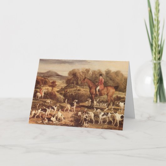 Ralph Lambton en zijn honden door James Ward Kaart (Voorkant)