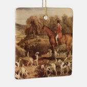 Ralph Lambton en zijn honden door James Ward Keramisch Ornament (Rechts)