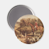 Ralph Lambton en zijn honden door James Ward Magneet (Voorkant / Achterkant)