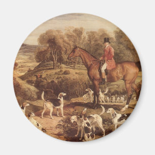 Ralph Lambton en zijn honden door James Ward Magneet