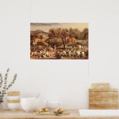 Ralph Lambton en zijn honden door James Ward Poster (Keuken)