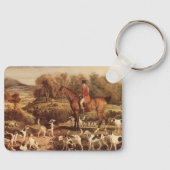 Ralph Lambton en zijn honden door James Ward Sleutelhanger (Voorkant)