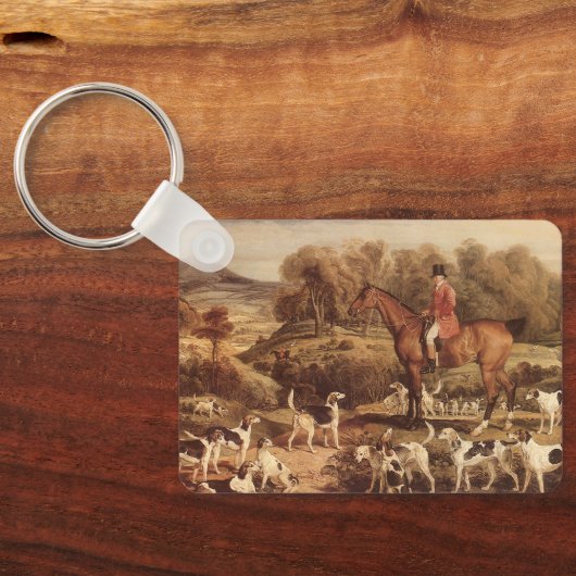 Ralph Lambton en zijn honden door James Ward Sleutelhanger (Achterkant)