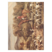 Ralph Lambton en zijn honden door James Ward Tafelkleed (Voorkant)