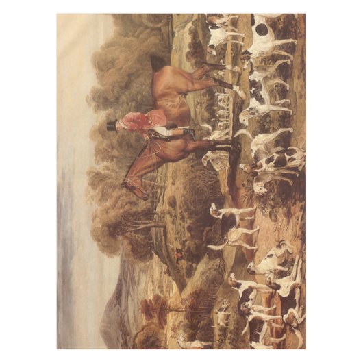 Ralph Lambton en zijn honden door James Ward Tafelkleed (Voorkant)