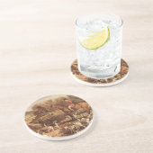 Ralph Lambton en zijn honden door James Ward Zandsteen Onderzetter (Zijkant)