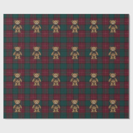 Ralph Lauren geïnspireerd tartan geruit inpakpapie Cadeaupapier