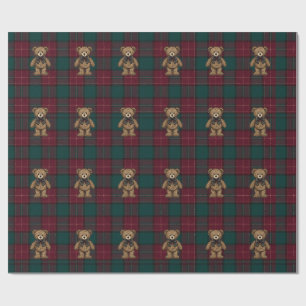 Ralph Lauren geïnspireerd tartan geruit inpakpapie Cadeaupapier