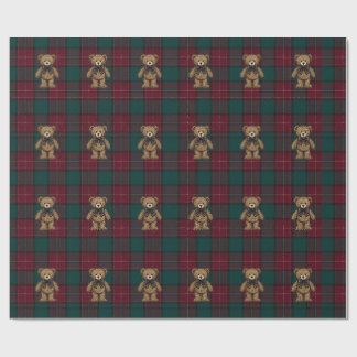 Ralph Lauren geïnspireerd tartan geruit inpakpapie Cadeaupapier