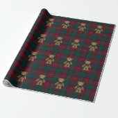 Ralph Lauren Inspired Tartan Plaid Wrapping Paper Cadeaupapier (Uitgerold)