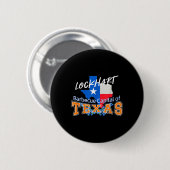 Ralph Lauren Lockhart Texas Barbecue, Zwart, Klein Ronde Button 5,7 Cm (Voorkant /achterkant)