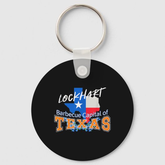 Ralph Lauren Lockhart Texas Barbecue, Zwart, Klein Sleutelhanger (Voorkant)