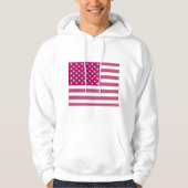 Ralph Lauren Roze Amerikaanse Vlag Trui Hoodie (Voorkant)