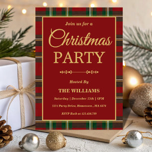 Ralph Lauren Schotse ruit Kerstfeest Kaart