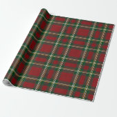Ralph Lauren Tartan Plaid Christmas Cadeaupapier (Uitgerold)
