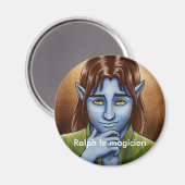 Ralph le Magicien - Macarron Magneet (Voorkant / Achterkant)