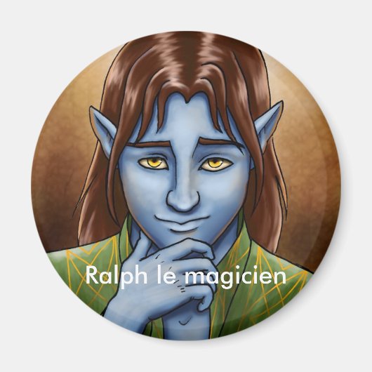 Ralph le Magicien - Macarron Magneet (Voorkant)
