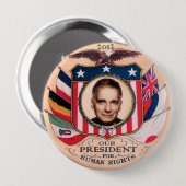 Ralph Nader 2012 Ronde Button 4,0 Cm (Voorkant /achterkant)