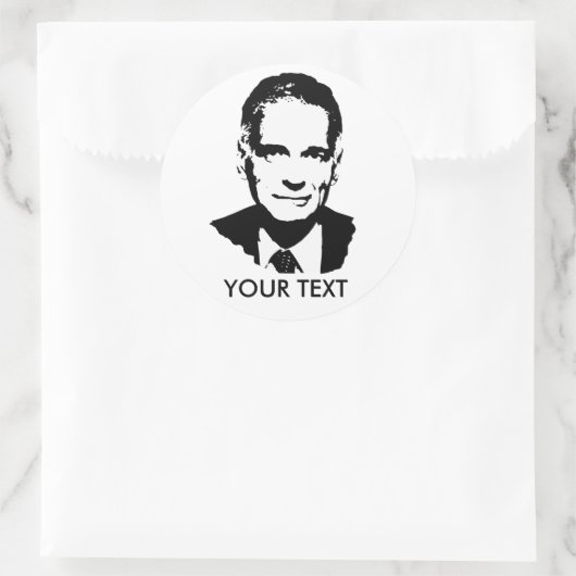 Ralph Nader Ronde Sticker (Tas)