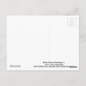 Ralph Staples Greetings Inc. Briefkaart (Achterkant)