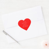 Ralph Staples noteringen Hart Sticker (Envelop)
