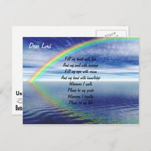 Ralph Staples religieus Briefkaart (Voorkant / Achterkant)