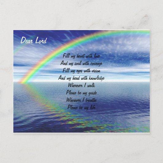 Ralph Staples religieus Briefkaart (Voorkant)