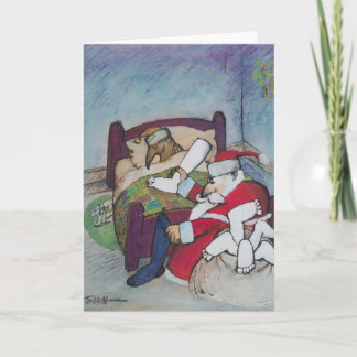Ralph Steadman-Kaart voor Kerstmis Feestdagen Kaart