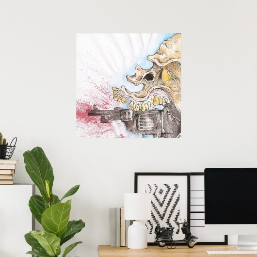 Ralph steadman poster (Thuiskantoor)