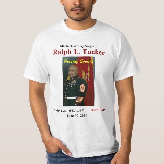 Ralph Tucker Retirement Shirt (Voorkant)